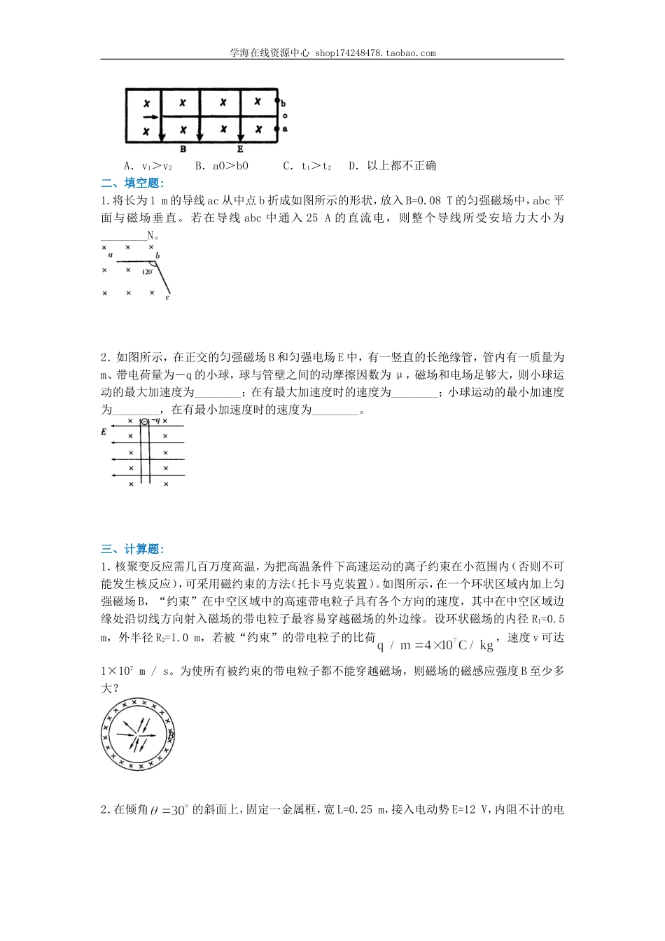 巩固练习_磁场 复习与巩固 提高.doc_第3页