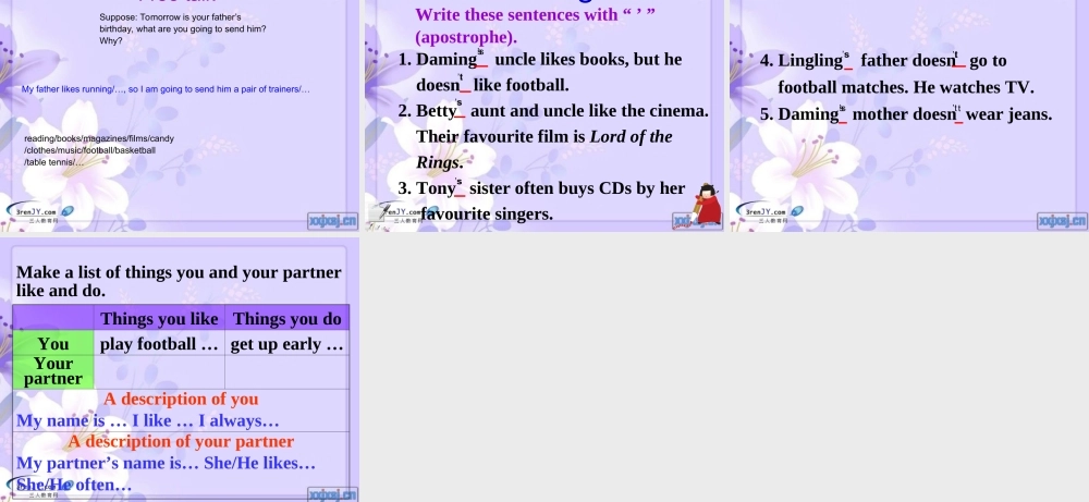 北师大（三起）三年级英语下册《unit 12 Review(1)》教学课件.ppt