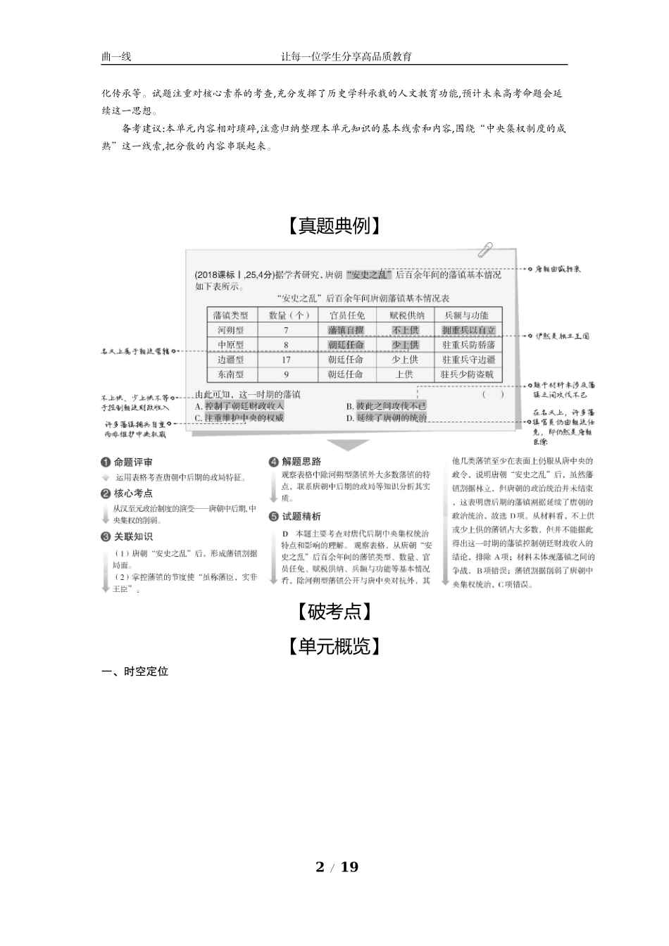 第三单元　中国古代文明的曲折与繁荣——魏晋至隋唐.docx_第2页