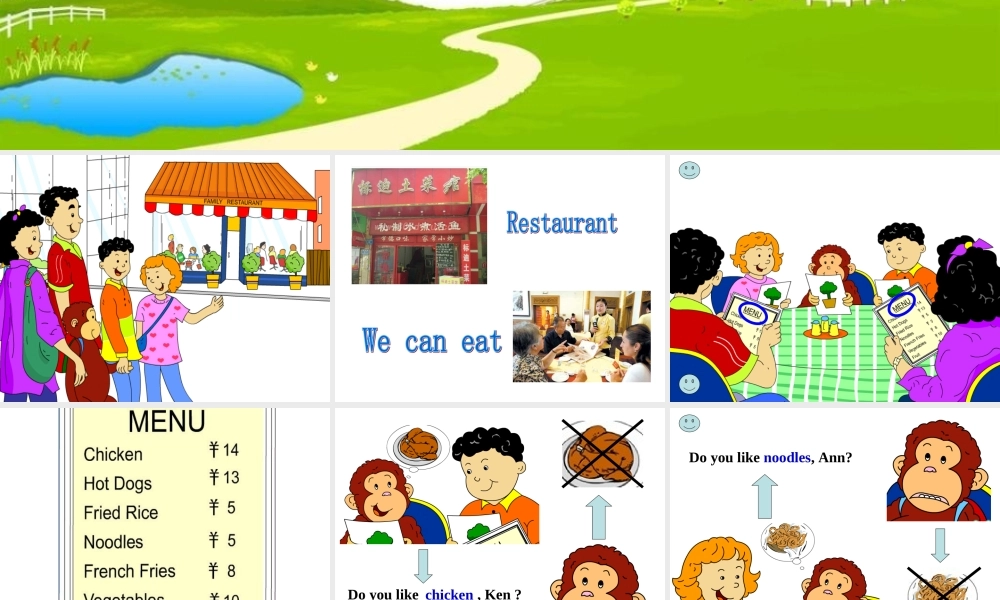 四年级下英语课件-unit 7 At_the Restaurant-北师大版（三起）2014.ppt