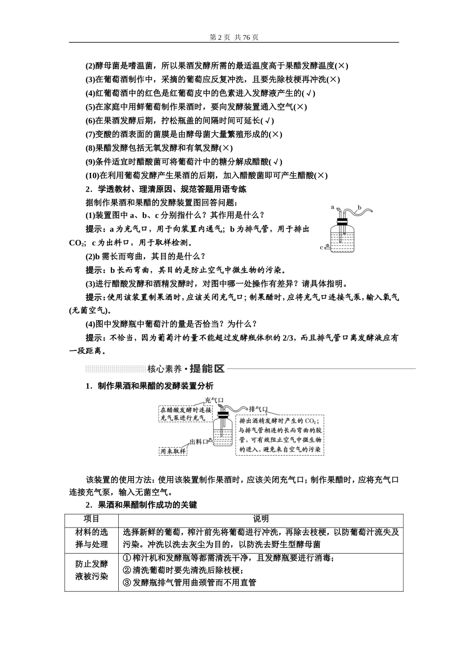 第十二单元生物技术实践(选修1).DOC_第2页