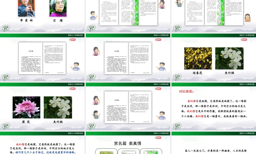 0915五年级【语文(统编版)】赏名篇 表真情-PPT .pptx