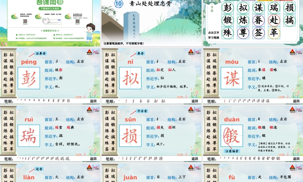 10 青山处处埋忠骨.pptx