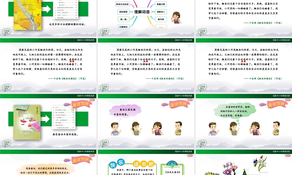 1027三年级【语文(统编版)】《第1—4单元复习活动课》第二课时-2PPT课件 .pptx