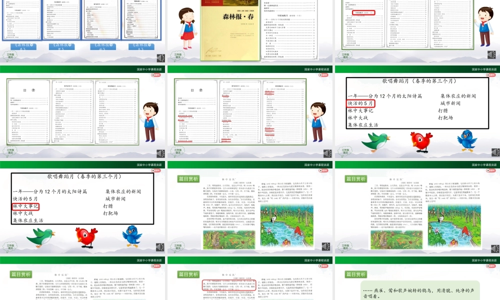 1204三年级【语文(统编版)】《森林报》第一课时-2PPT课件 .pptx