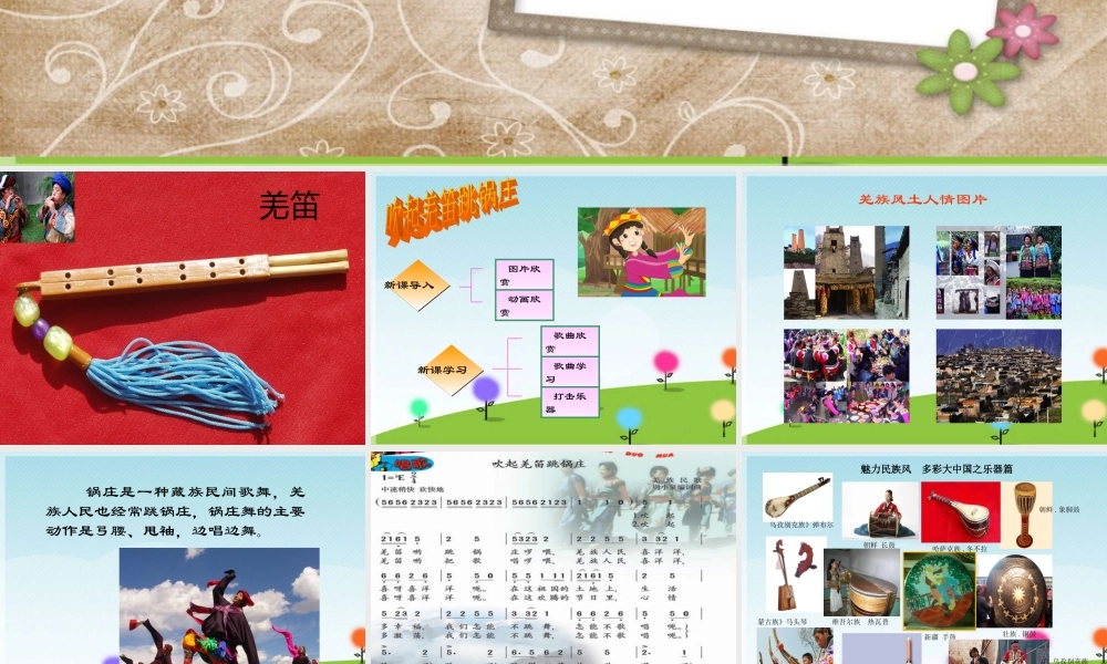 《吹起羌笛跳锅庄》课件.ppt