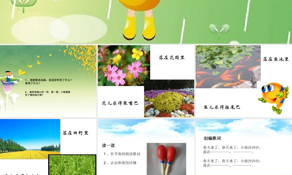 《小雨沙沙沙》课件02.ppt