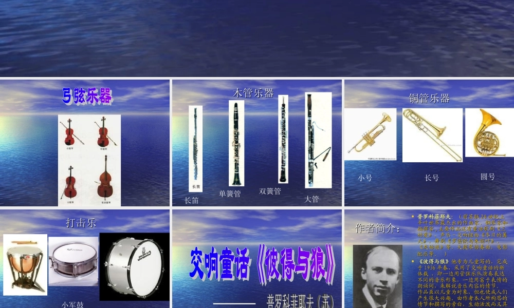 4《彼得与狼》PPT课件 (1).ppt