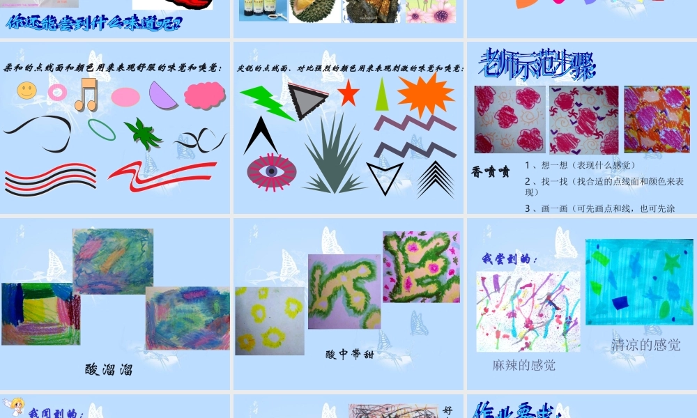 苏教小学美术一下《16画味觉、画嗅觉》PPT课件.ppt