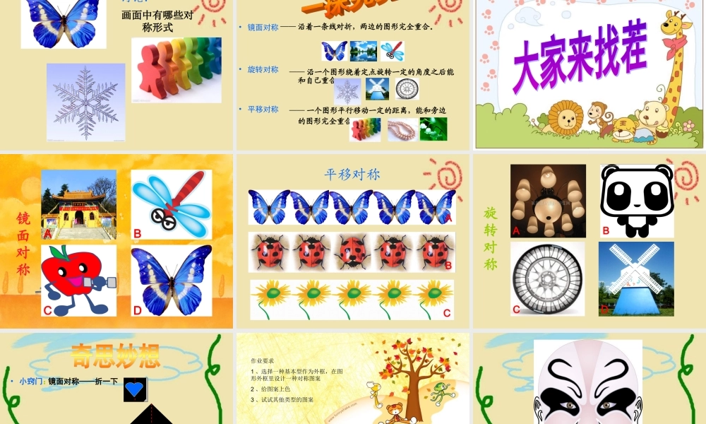 苏教小学美术三上《8对称美 秩序美》PPT课件.ppt