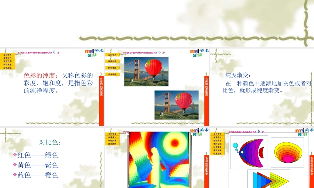 苏教小学美术三下《第1课色彩的纯度渐变》PPT课件 (1) .ppt