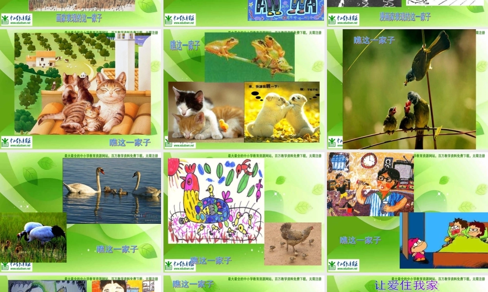 苏教小学美术六上《第15课瞧这一家子》PPT课件.ppt