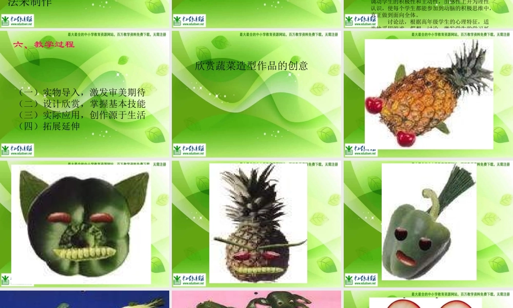苏教小学美术六上《第5课蔬菜的联想》PPT课件 (2).ppt