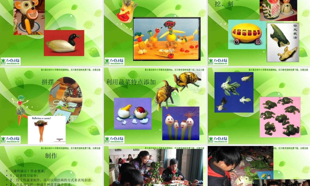 苏教小学美术六上《第5课蔬菜的联想》PPT课件 (7).ppt