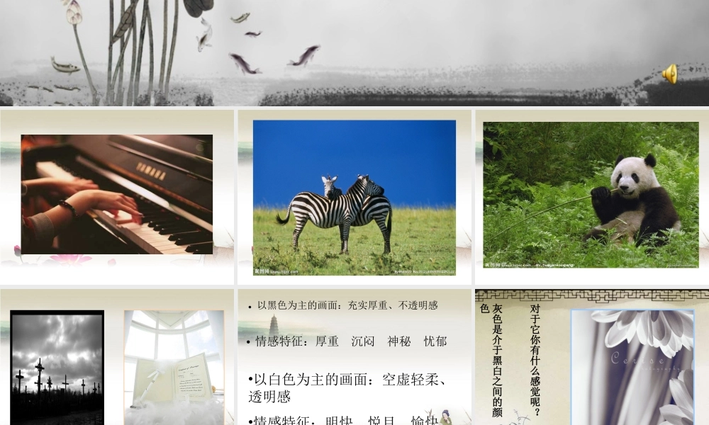 苏教小学美术四上《第10课黑白灰》PPT课件.ppt