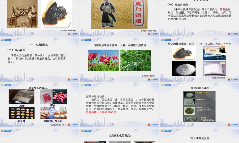 课时19_第三单元 禁毒防艾要宣传_第2课时 毒品认知来调查-课件【虚拟宝库网www.xunibaoku.com】.pptx