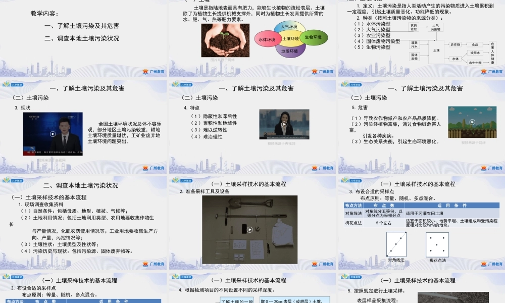 课时24_第四单元 土壤污染要防治_第1课时 本地土壤污染情况调查-课件【虚拟宝库网www.xunibaoku.com】.pptx