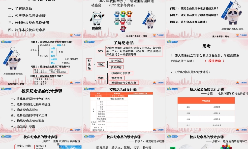 课时29_第五单元 学生公司练创业_第2课时 校庆纪念品设计-课件【虚拟宝库网www.xunibaoku.com】.ppt