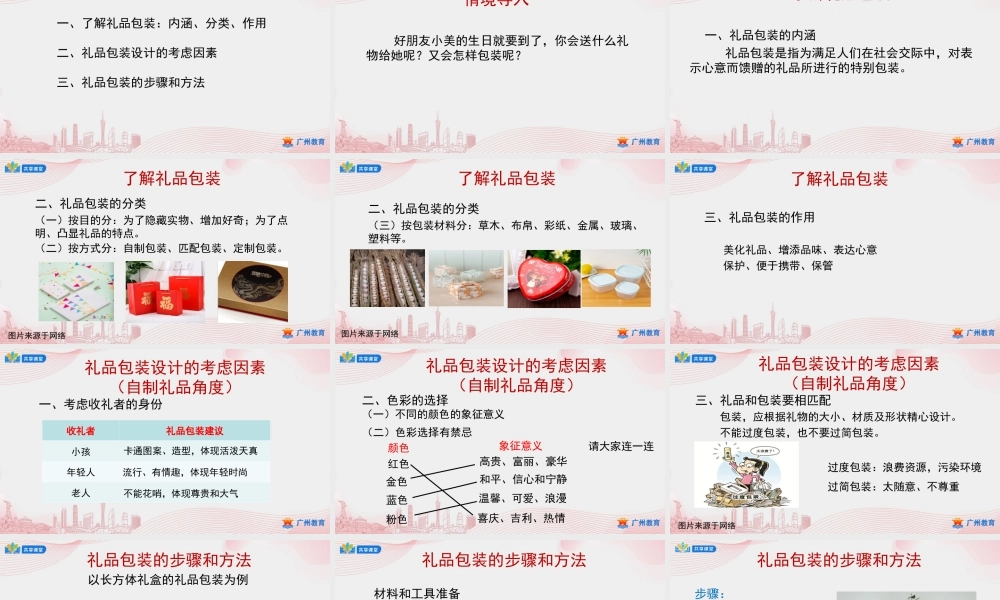 课时34_第五单元 自制礼物赠亲友_第3课时 礼品包装讲方法-课件【虚拟宝库网www.xunibaoku.com】.ppt