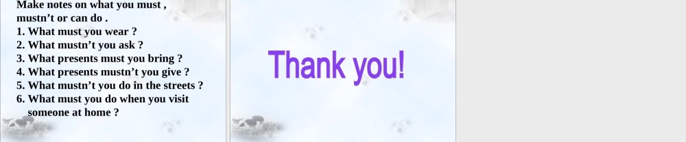 Unit 3 We should obey the rules Lesson 17--must用法.ppt