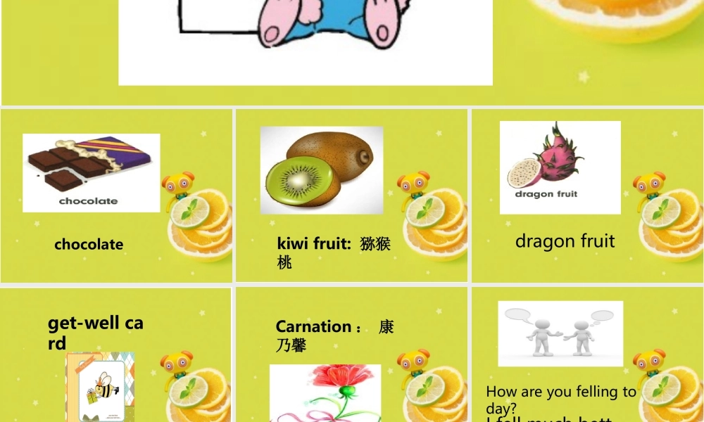 Unit 4 What's wrong with you Lesson 24 课件2.ppt