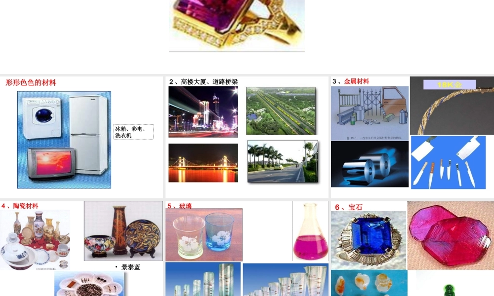 冀教小学科学三下册优质公开课《1身边的材料 》PTT课件 (3).ppt