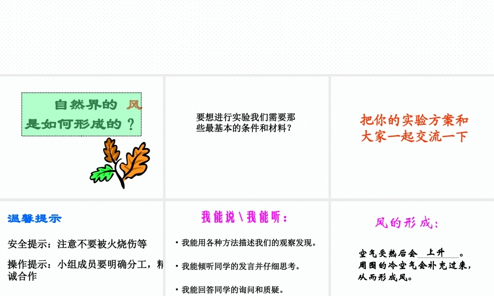 冀教小学科学五上册《16风的形成 》PPT课件 (1).ppt