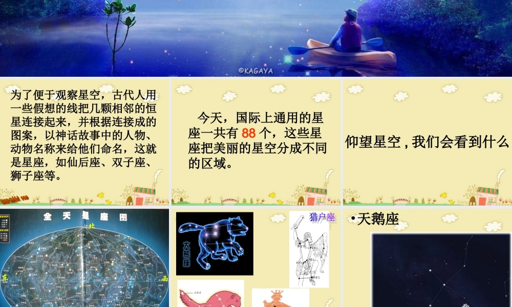 冀教小学科学六上册《19美丽的星空》PPT课件.ppt