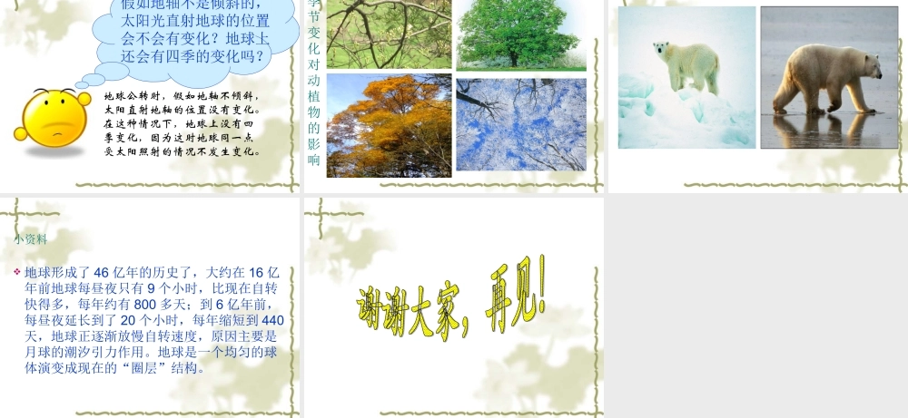 冀教小学科学六上册《18地球绕着太阳转》PPT课件.ppt