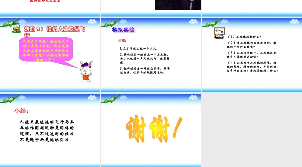 冀教小学科学六下册《15人造地球卫星》PPT课件.ppt