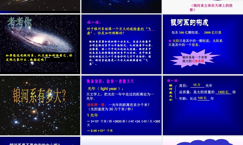 冀教小学科学六下册《13浩瀚的宇宙》PPT课件 (1) .ppt
