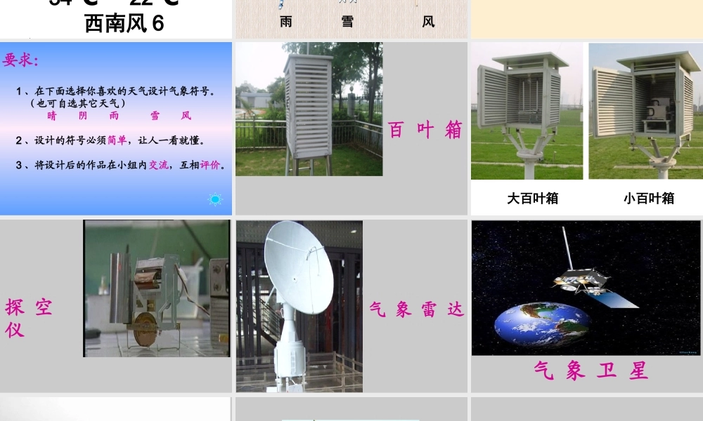 冀教小学科学四下册《4发布天气消息 》PPT课件 (1).ppt