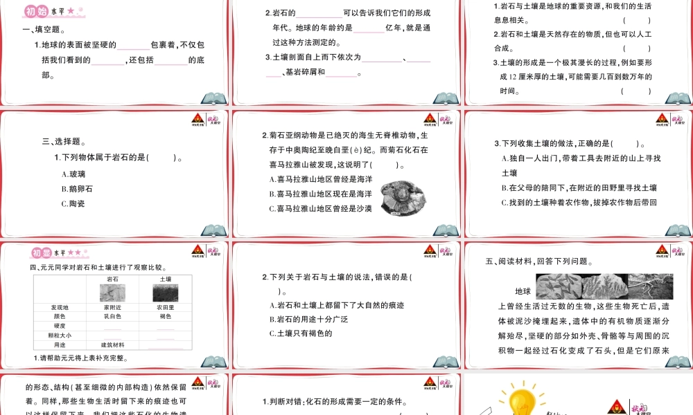 第1课 岩石与土壤的故事.ppt