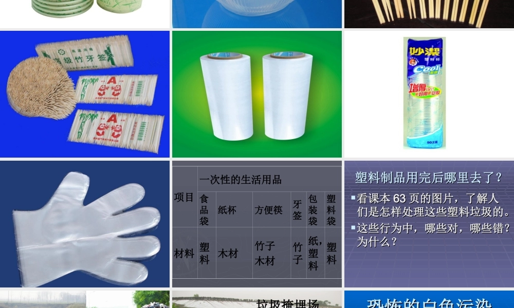 鄂教版小学科学五下《21.一次性的生活用品》PPT课件【虚拟宝库网www.xunibaoku.com】.ppt