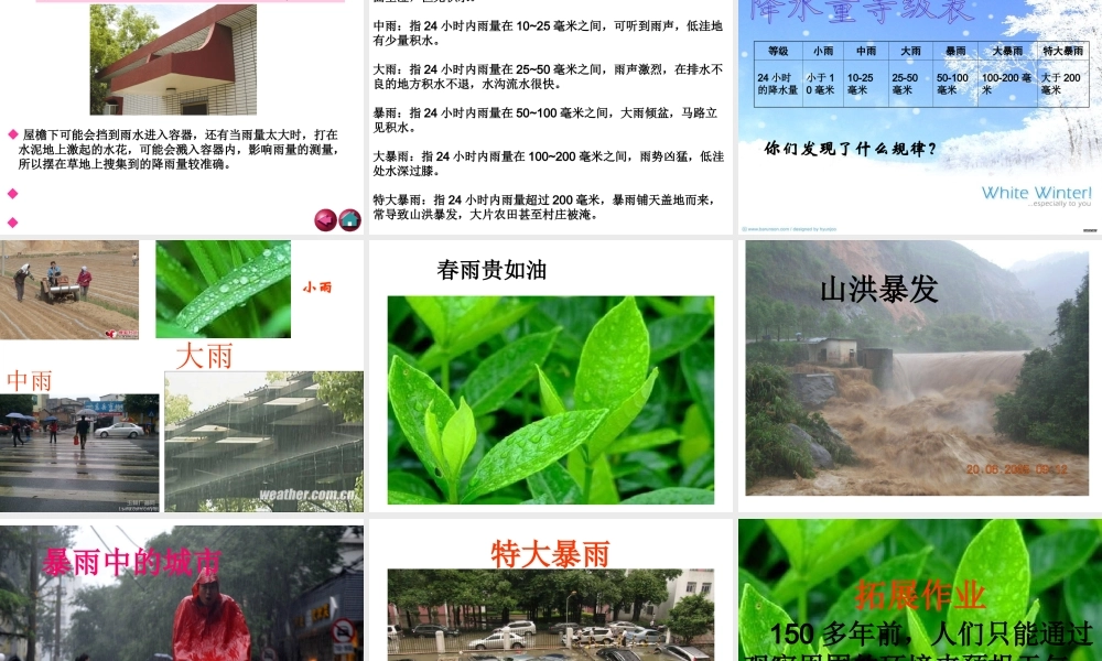 鄂教版小学科学四上《16雨下得有多大》PPT课件【虚拟宝库网www.xunibaoku.com】.ppt