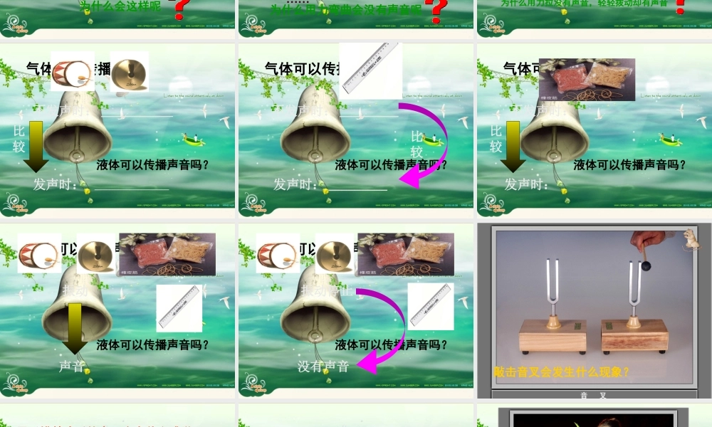 鄂教版小学科学四下优质公开课《18.锣鼓声声》PPT课件(1)【虚拟宝库网www.xunibaoku.com】.ppt