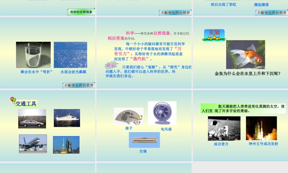 青岛小学科学三上《1 科学在我们身边》PPT课件 (3) 【虚拟宝库网www.xunibaoku.com】.ppt