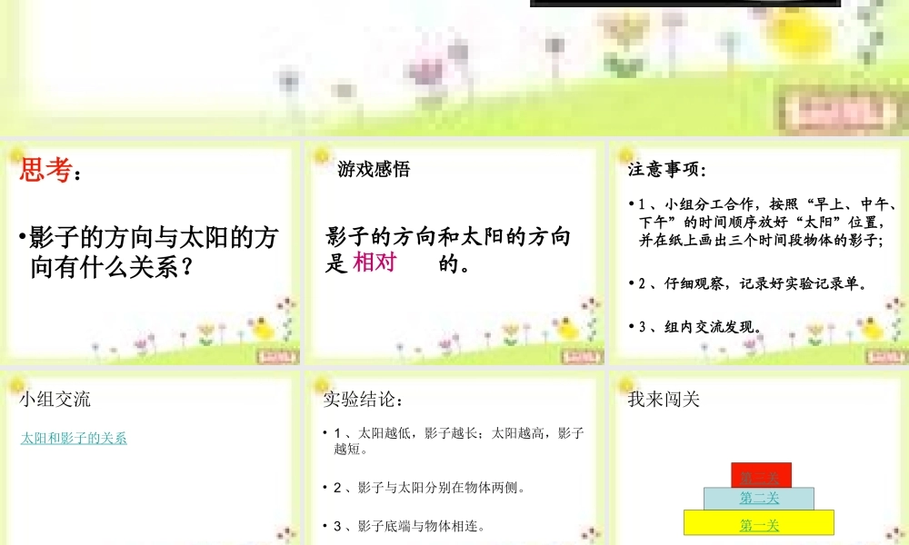 青岛小学科学三上《11 太阳和影子》PPT课件 (2) 【虚拟宝库网www.xunibaoku.com】.ppt