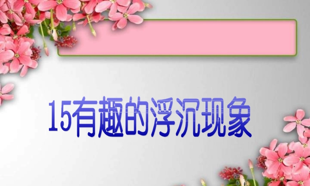 青岛小学科学三上《15有趣的浮沉现象》PPT课件 (7) 【虚拟宝库网www.xunibaoku.com】.ppt