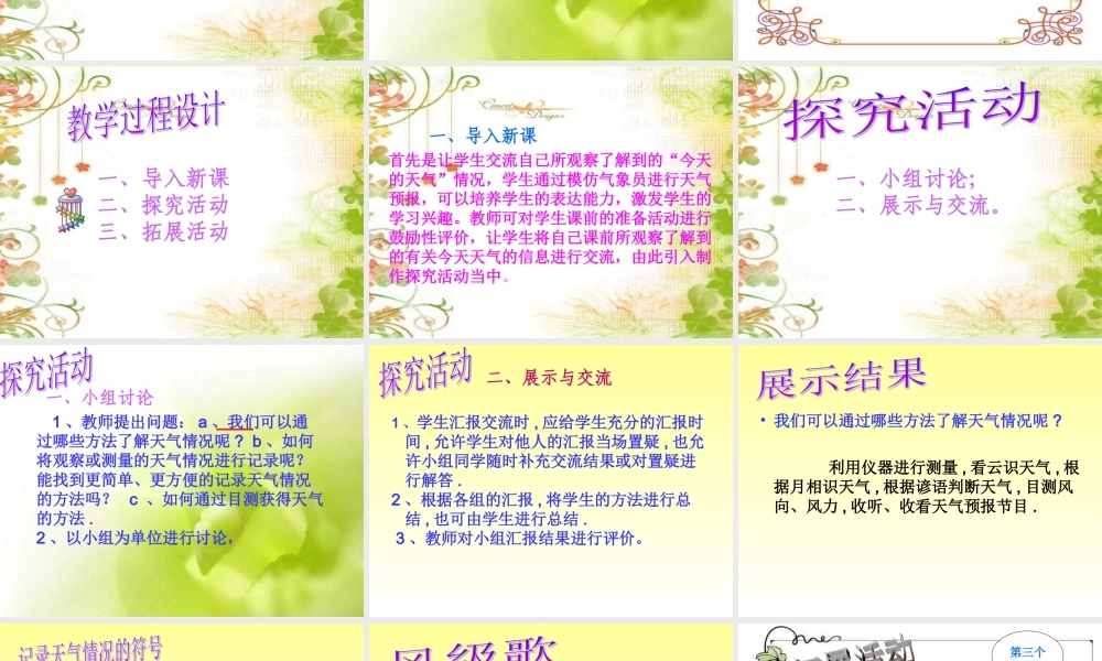 青岛小学科学三上《19 今天的天气》PPT课件 (2) 【虚拟宝库网www.xunibaoku.com】.ppt