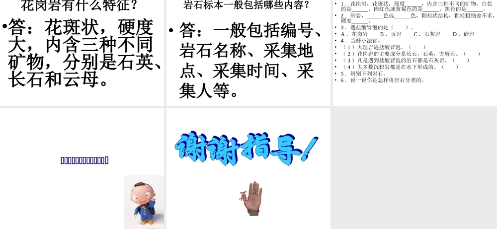 青岛小学科学三下《14 做个岩石百宝箱》PPT课件 (1).ppt