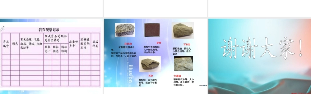 青岛小学科学三下《13 认识岩石》PPT课件 (3).ppt