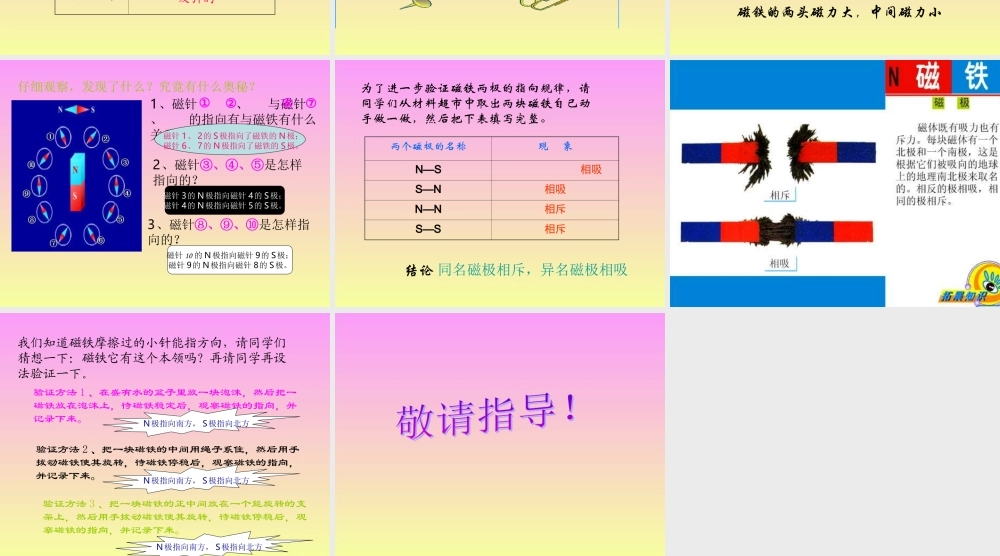 青岛小学科学三下《5 有趣的磁铁》PPT课件 (2).ppt