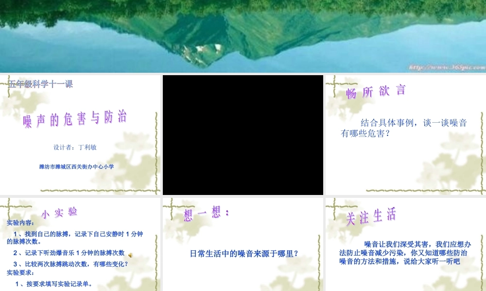 青岛小学科学五上《13 噪声的危害与防治》PPT课件 (5) 【虚拟宝库网www.xunibaoku.com】.ppt