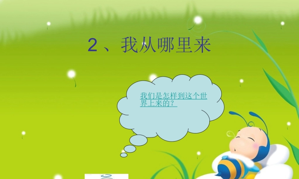 青岛小学科学六下《2 . 我从哪里来》PPT课件 (3) .ppt