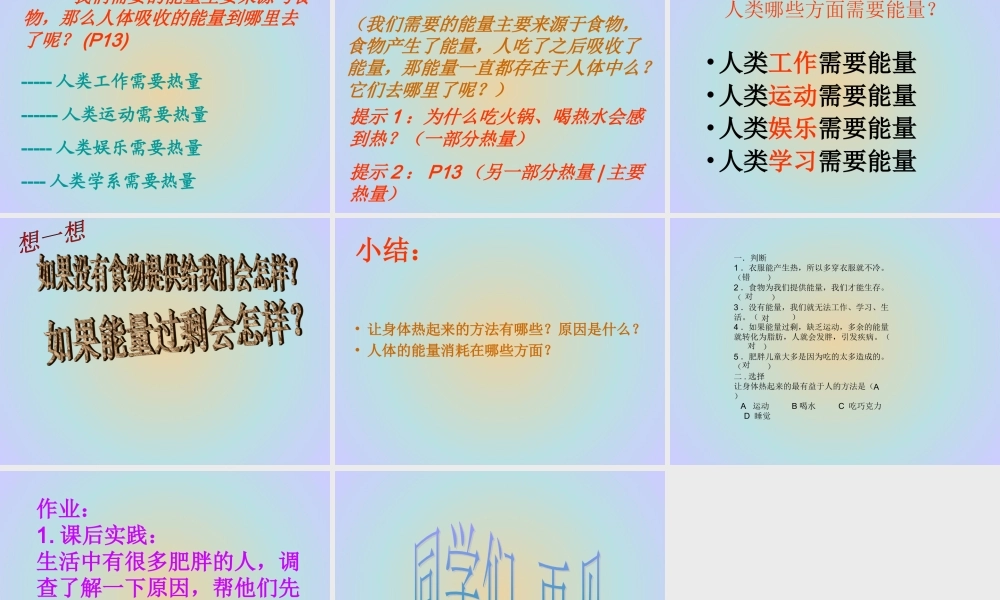 青岛小学科学六下《5、让身体热起来》PPT课件 (3) .ppt