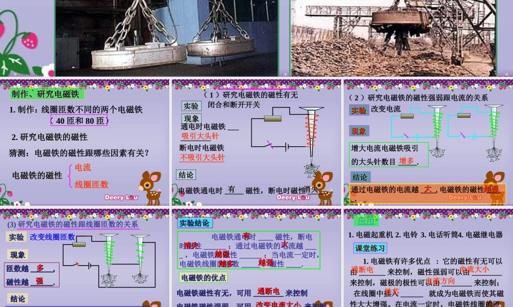 青岛小学科学六下《8、通电的线圈（一）》PPT课件 (1) .ppt