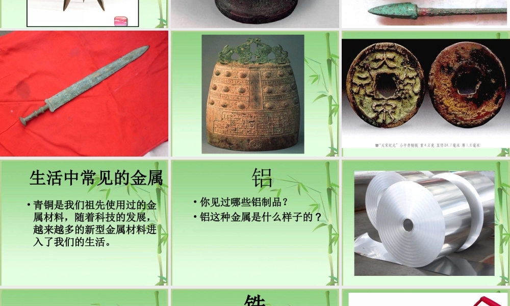 青岛小学科学四上《11 金属》PPT课件 (2) .ppt