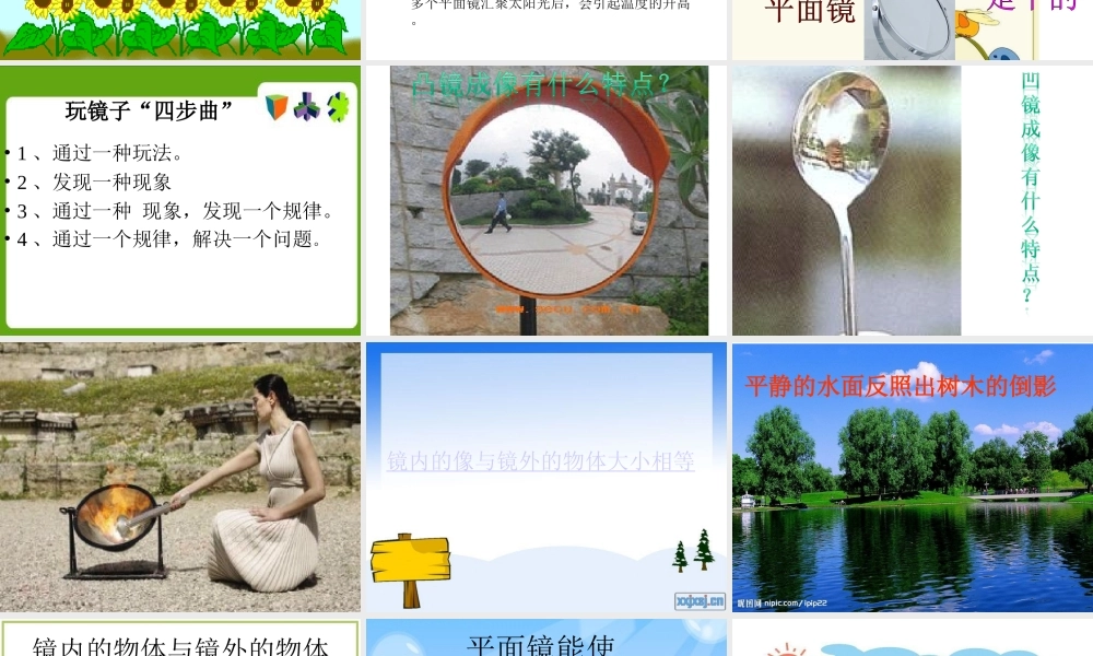 青岛小学科学四下《10 玩镜子》PPT课件 (2).ppt