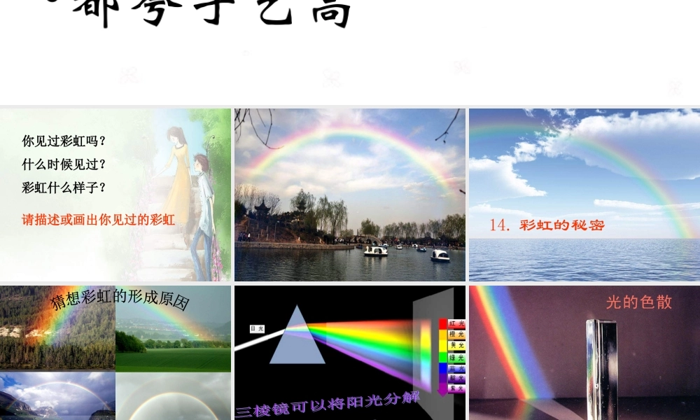 青岛小学科学四下《12 彩虹的秘密》PPT课件 (4).ppt